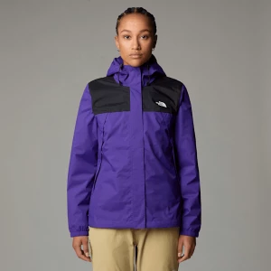 The North Face Damska Kurtka Antora Peak Purple-tnf Black Rozmiar XS female