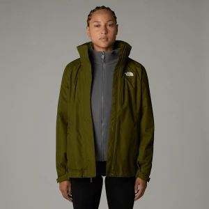 The North Face Damska Kurtka Evolve Ii Triclimate® Forest Olive-smoked Pearl Rozmiar M female