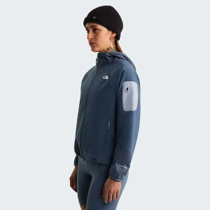 The North Face Damska Kurtka Hybrydowa Z Kapturem I Zamkiem Na Całej Długości Tek Approach Granite Grey Rozmiar M female