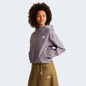 The North Face Damska Kurtka O Skróconym Kroju Quest Dryvent™ Transcendent Grey Rozmiar M female
