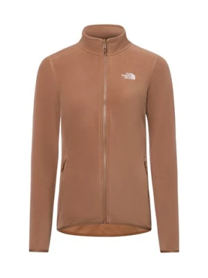 The North Face Damska kurtka polarowa Kobiety brązowy jednolity,