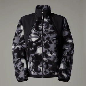 The North Face Damska Kurtka Polarowa Polar Sun Tnf Black Liquid Print-tnf Black Rozmiar XS female