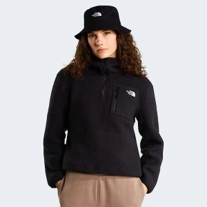 The North Face Damska Kurtka Polarowa Z Kapturem I Zamkiem 1 / 4 Novelty Yumiori Tnf Black Rozmiar XL female