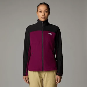 The North Face Damska Kurtka Polarowa Z Zamkiem Błyskawicznym Na Całej Długości Emilia Delta Boysenberry-tnf Black Rozmiar L female