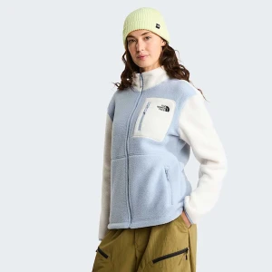 The North Face Damska Kurtka Polarowa Z Zamkiem Na Całej Długości Yumiori Frost Grey-white Dune-frost Grey Rozmiar M female