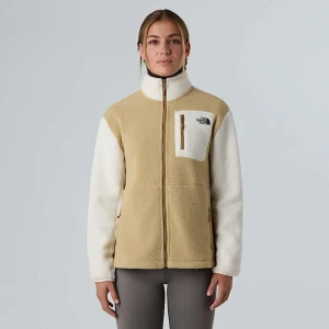 The North Face Damska Kurtka Polarowa Z Zamkiem Na Całej Długości Yumiori Khaki Stone-white Dune-utility Brown Rozmiar XXL female