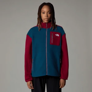 The North Face Damska Kurtka Polarowa Z Zamkiem Na Całej Długości Yumiori Midnight Petrol-beetroot-midnight Mauve Rozmiar M female