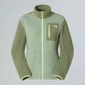 The North Face Damska Kurtka Polarowa Z Zamkiem Na Całej Długości Yumiori Slate Moss-bark Mist-astro Lime Rozmiar XL female