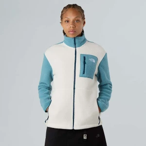 The North Face Damska Kurtka Polarowa Z Zamkiem Na Całej Długości Yumiori White Dune-algae Blue-midnight Petrol Rozmiar M female