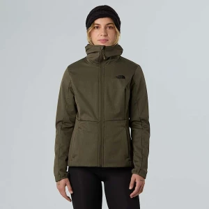 The North Face Damska Kurtka Softshell Quest Highloft New Taupe Green Dark Heather Rozmiar XL female