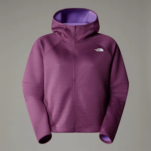 The North Face Damska Kurtka Termiczna Z Kapturem I Zamkiem Na Całej Długości Vertical Midnight Mauve Rozmiar L female