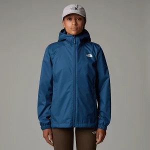 The North Face Damska Kurtka Z Kapturem Quest Shady Blue-tnf White Rozmiar XS female