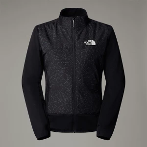 The North Face Damska Kurtka Zimowa Z Zamkiem Błyskawicznym Na Całej Długości Warm Pro Tnf Black-tnf Black Trail Reflective Print Rozmiar L female