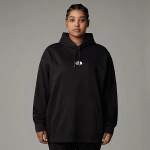 The North Face Damska Luźna Bluza Z Kapturem Essential Plus Size Tnf Black Rozmiar 2X female