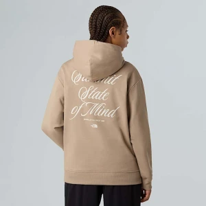 The North Face Damska Luźna Bluza Z Kapturem Inspire Exploration Mushroom Grey-white Dune Rozmiar XXL female
