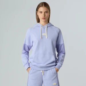 The North Face Damska Luźna Bluza Z Kapturem Terry Purple Mint Rozmiar XS female