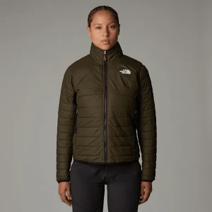 The North Face Damska Ocieplana Kurtka Syntetyczna Mikeno New Taupe Green/tnf Black/tnf Black Rozmiar XS female