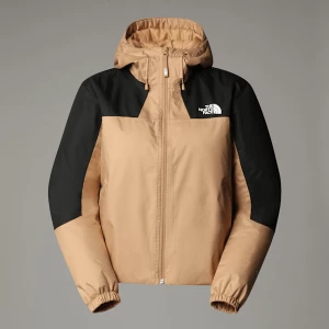 The North Face Damska Ocieplana Kurtka Wierzchnia Lfs Almond Butter-tnf Black Rozmiar L female