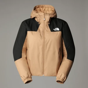 The North Face Damska Ocieplana Kurtka Wierzchnia Lfs Almond Butter-tnf Black Rozmiar S female