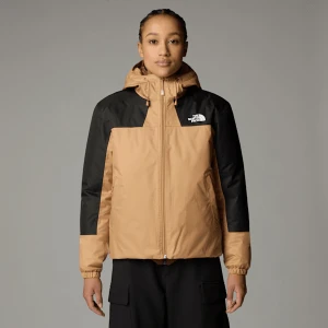 The North Face Damska Ocieplana Kurtka Wierzchnia Lfs Almond Butter-tnf Black Rozmiar L female