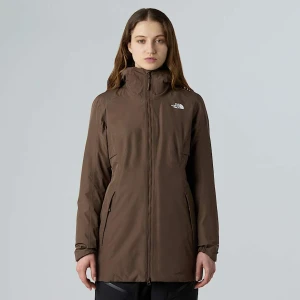The North Face Damska Ocieplana Parka Hikesteller Smokey Brown Rozmiar S female