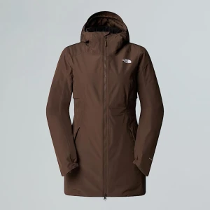 The North Face Damska Ocieplana Parka Hikesteller Smokey Brown Rozmiar S female