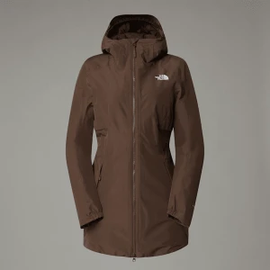 The North Face Damska Ocieplana Parka Hikesteller Smokey Brown Rozmiar XS female