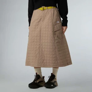 The North Face Damska Pikowana Spódnica Volume Mushroom Grey Rozmiar  female