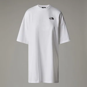 The North Face Damska Sukienka T-shirtowa Simple Dome Tnf White-latte Rozmiar S female