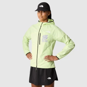 The North Face Damska Wiatroodporna Kurtka Higher Run Astro Lime Rozmiar XS female