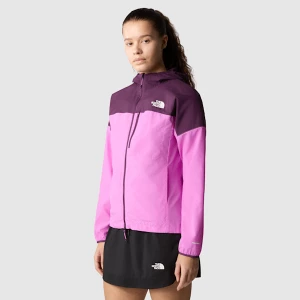 The North Face Damska Wiatroodporna Kurtka Higher Run Violet Crocus-black Currant Purple Rozmiar XL female