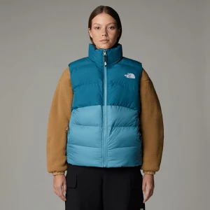 The North Face Damski Bezrękawnik Saikuru Algae Blue-mallard Blue Rozmiar L female