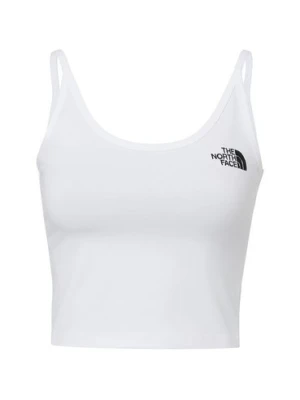 The North Face Damski crop top Kobiety Bawełna biały jednolity,