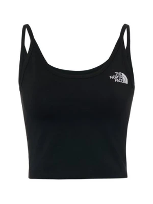 The North Face Damski crop top Kobiety Bawełna czarny jednolity,