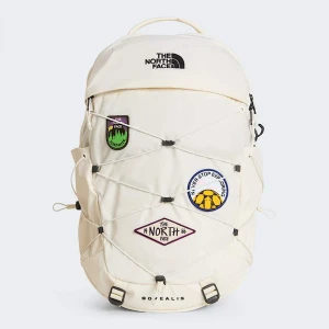 The North Face Damski Plecak Z Naszywkami Borealis White Dune-patch Rozmiar Rozmiar uniwersalny female