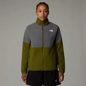 The North Face Damski Polar O Wysokiej Gramaturze Z Zamkiem Na Całej Długości Glacier Forest Olive-smoked Pearl Rozmiar XS female