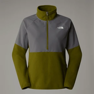 The North Face Damski Polar O Wysokiej Gramaturze Z Zamkiem O Długości 1/2 Glacier Forest Olive-smoked Pearl Rozmiar XXS female
