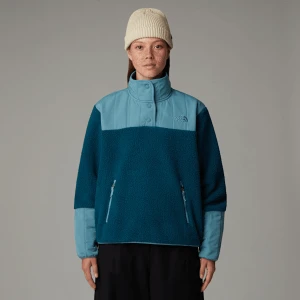 The North Face Damski Polar Z Dekoltem 1/4 Cragmont Midnight Petrol-algae Blue Rozmiar XS female