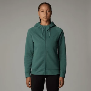 The North Face Damski Polar Z Kapturem I Zamkiem Błyskawicznym Na Całej Długości Zuum Dark Sage Rozmiar XS female