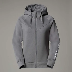 The North Face Damski Polar Z Kapturem I Zamkiem Błyskawicznym Na Całej Długości Zuum Smoked Pearl Rozmiar L female