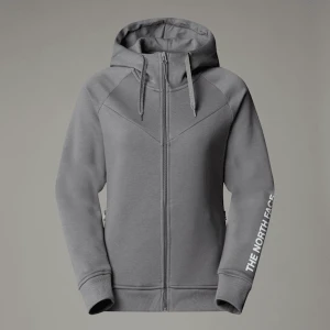 The North Face Damski Polar Z Kapturem I Zamkiem Błyskawicznym Na Całej Długości Zuum Smoked Pearl Rozmiar S female