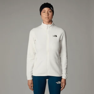 The North Face Damski Polar Z Zamkiem Błyskawicznym Na Całej Długości 100 Glacier White Dune-npf Rozmiar XL female