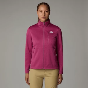 The North Face Damski Polar Z Zamkiem Błyskawicznym Na Całej Długości Lixus Red Violet Dark Heather Rozmiar M female