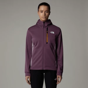 The North Face Damski Polar Z Zamkiem Błyskawicznym Na Całej Długości Mountain Athletics Midnight Mauve-purple Chalk Rozmiar M female