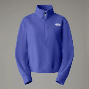The North Face Damski Polar Z Zamkiem Błyskawicznym O Długości 1/2 100 Glacier Solar Blue-npf Rozmiar L female
