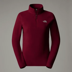 The North Face Damski Polar Z Zamkiem Błyskawicznym O Długości 1/4 100 Glacier Beetroot Rozmiar XS female