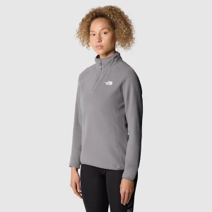 The North Face Damski Polar Z Zamkiem Błyskawicznym O Długości 1/4 100 Glacier Smoked Pearl Rozmiar XS female