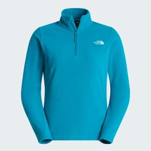 The North Face Damski Polar Z Zamkiem Błyskawicznym O Długości 1/4 Emilia Deep Teal Rozmiar L female
