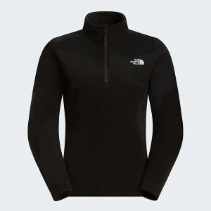 The North Face Damski Polar Z Zamkiem Błyskawicznym O Długości 1/4 Emilia Tnf Black-tnf White Rozmiar XXL female