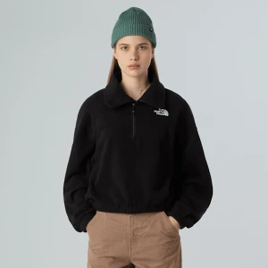 The North Face Damski Polar Z Zamkiem O Długości 1/2 100 Glacier Tnf Black Rozmiar L female